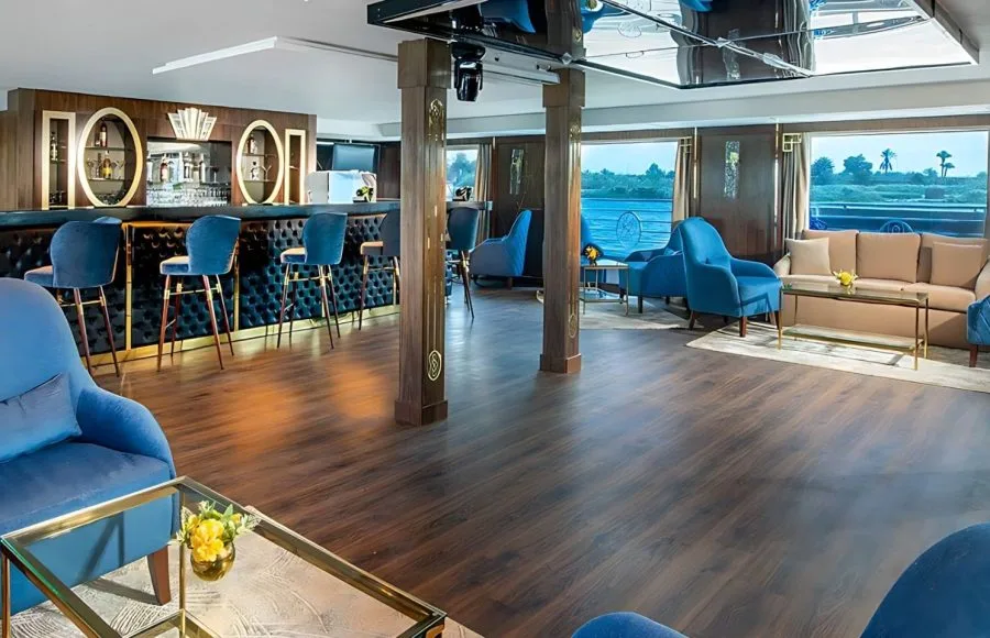 Lounge aboard the HS Sindbad Nile Cruise Nile cruise